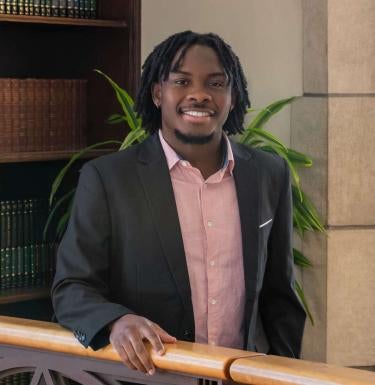Isaac Gamwo, Frederick Honors College student council president