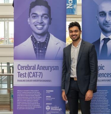 Adi Mittal at the 2023 Collegiate Inventors Competition, photo courtesy of the National Inventors Hall of Fame.