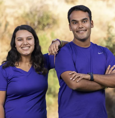 Maya Mody and her brother, image courtesy of Yuri Hasegawa/CBS